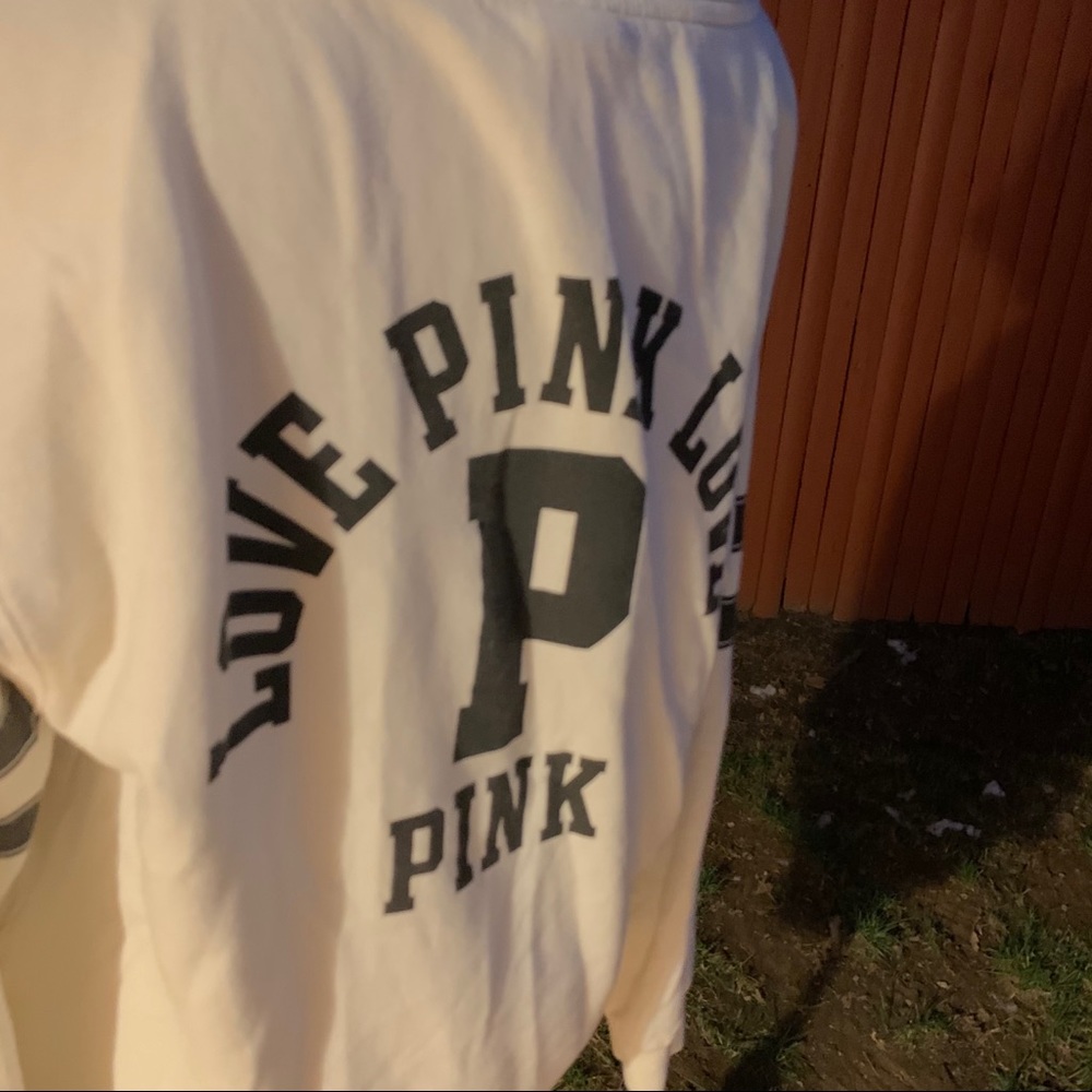 Revised***Pink Victoria’s Secret Hoodie - Picture 2 of 12